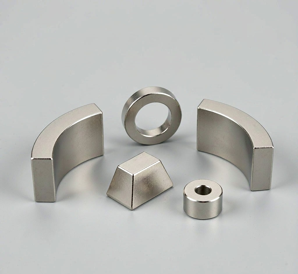 Sintered NdFeB magnets: arc segments, ring, block and cylinder